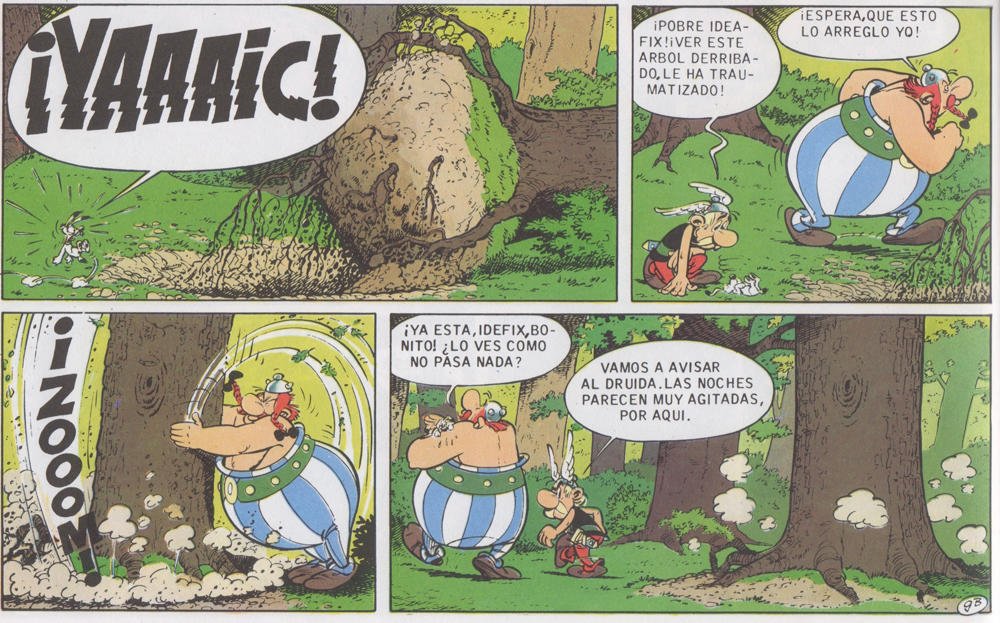Viñeta de Asterix y Obelix
